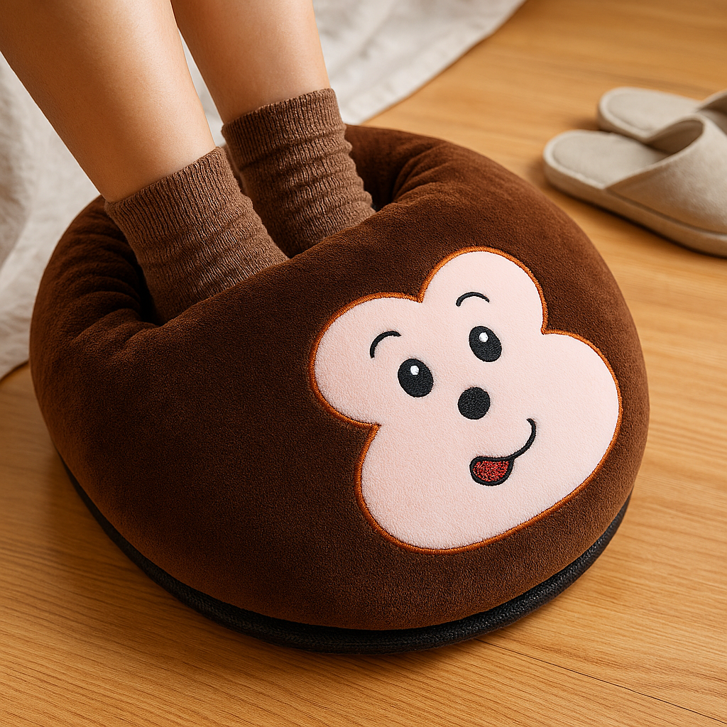 Snug Haven™ USB Plush Foot Warmer – Soft Thermal Heating Pad for Home & Bedroom Comfort